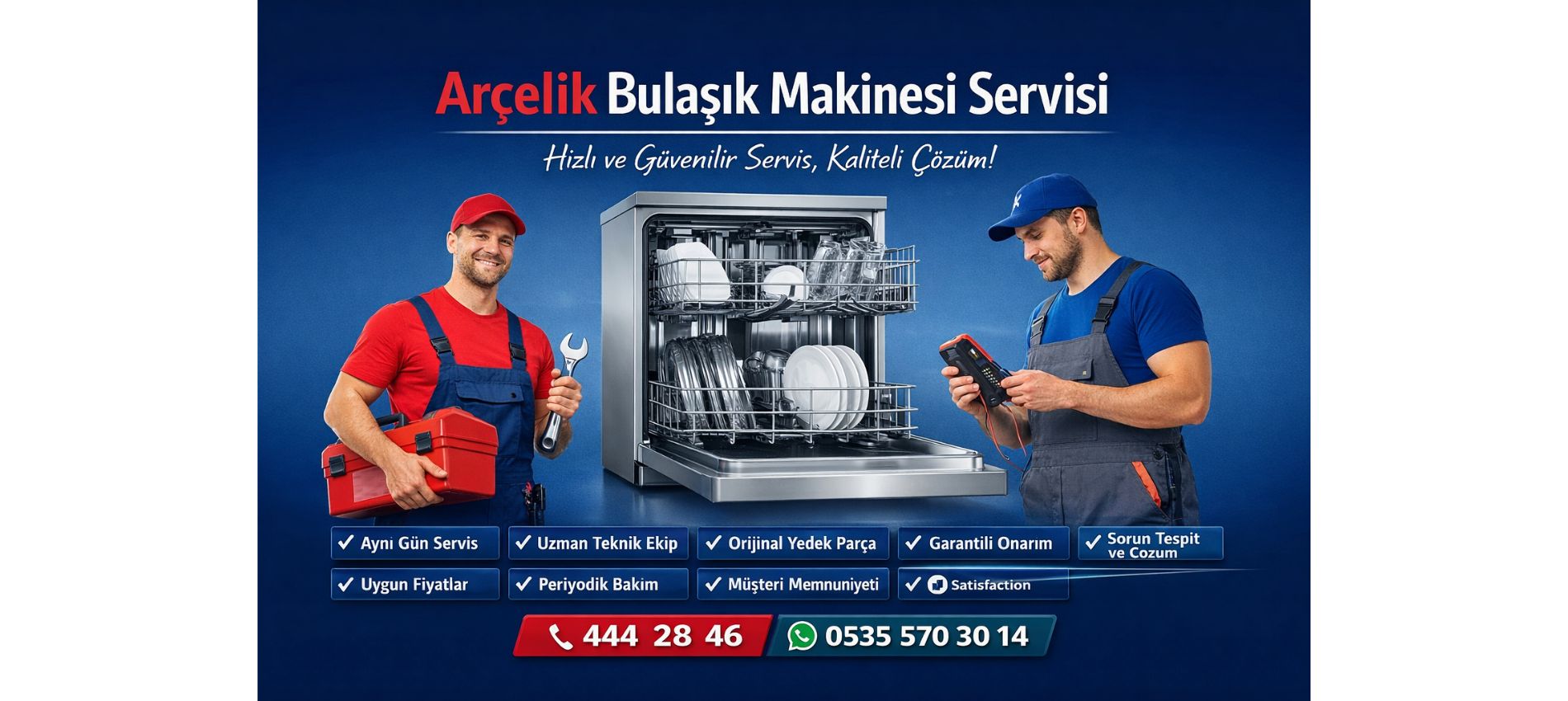 Arçelik Bulaşık Makinesi Servisi